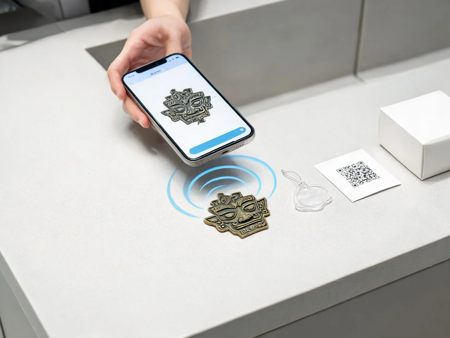 手机通过NFC、二维码和图像识别触发文创互动